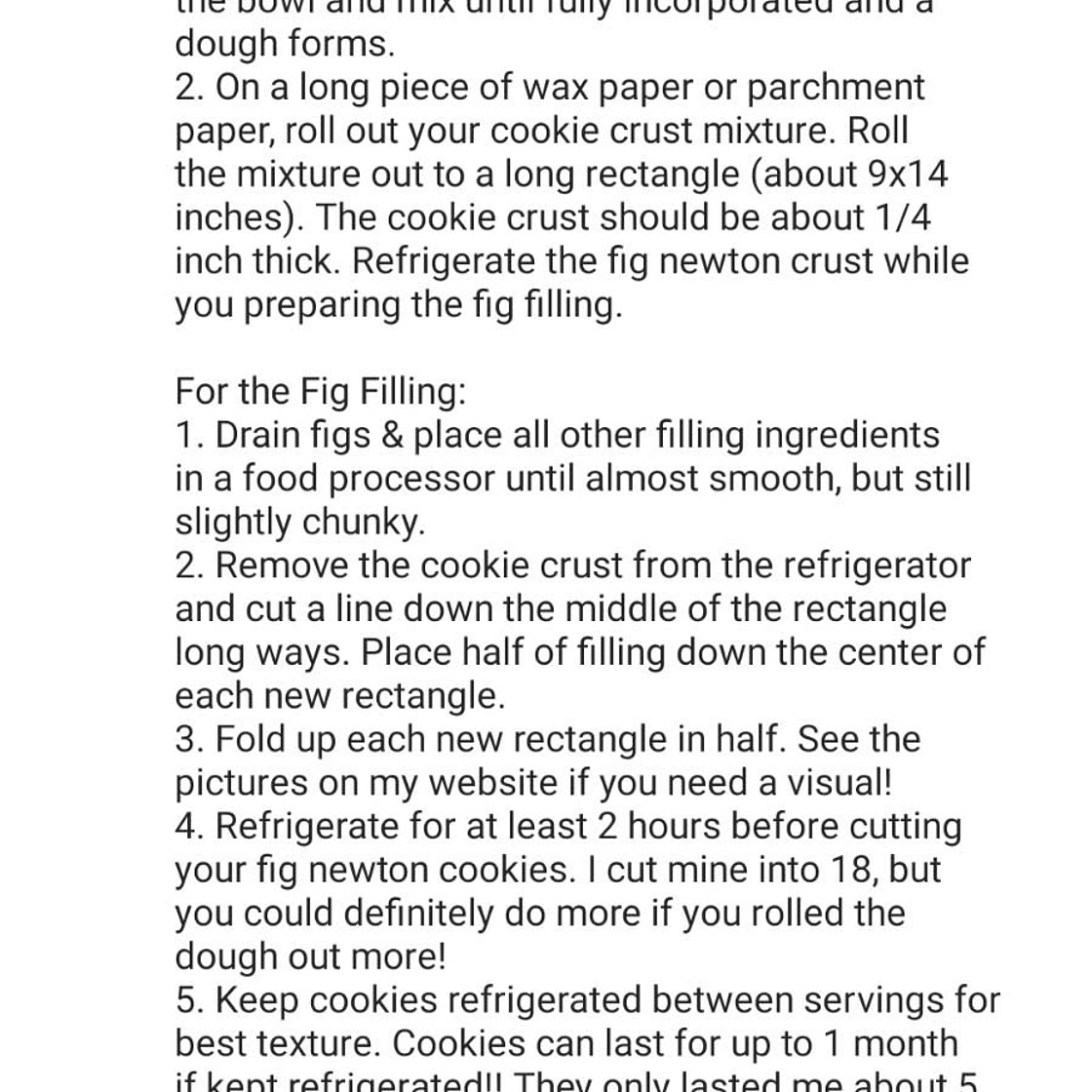 Heathy Fig Newton Cookies