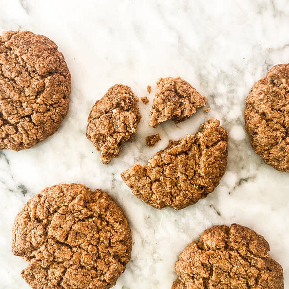 Almond Butter Crinkle Cookies