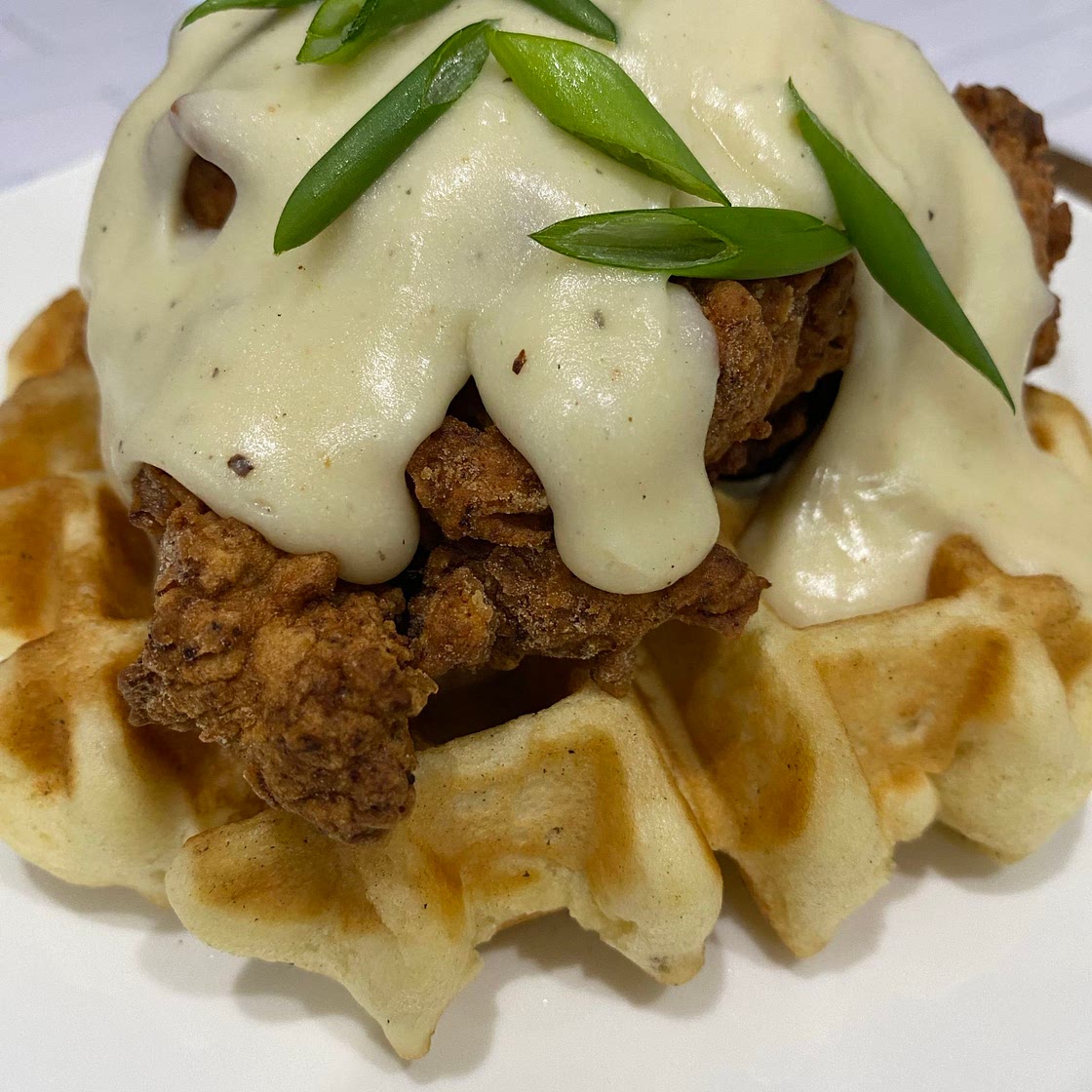WIC Approved Chicken Fried Chicken and Waffles