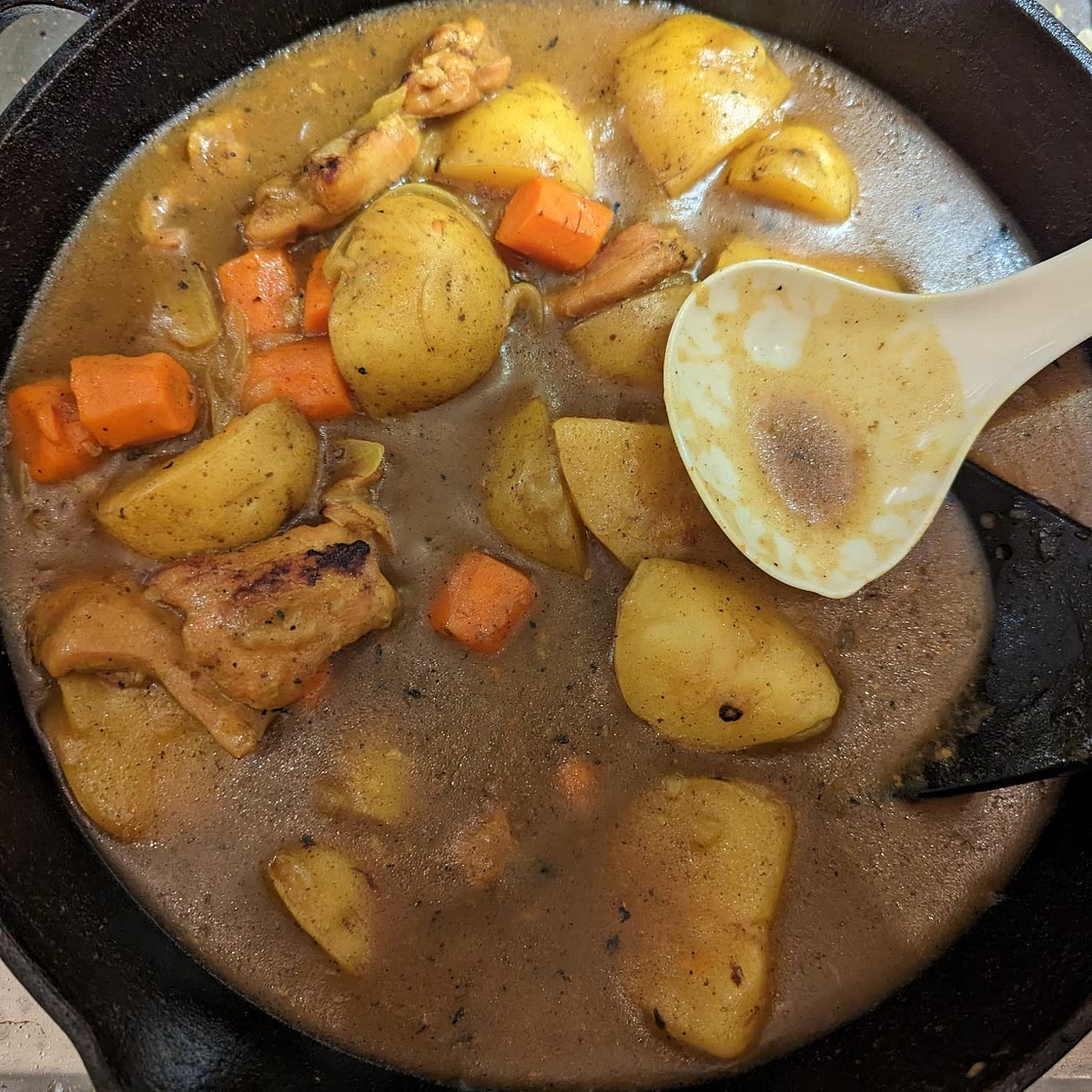 Jamaican Curry Chicken and Potatoes