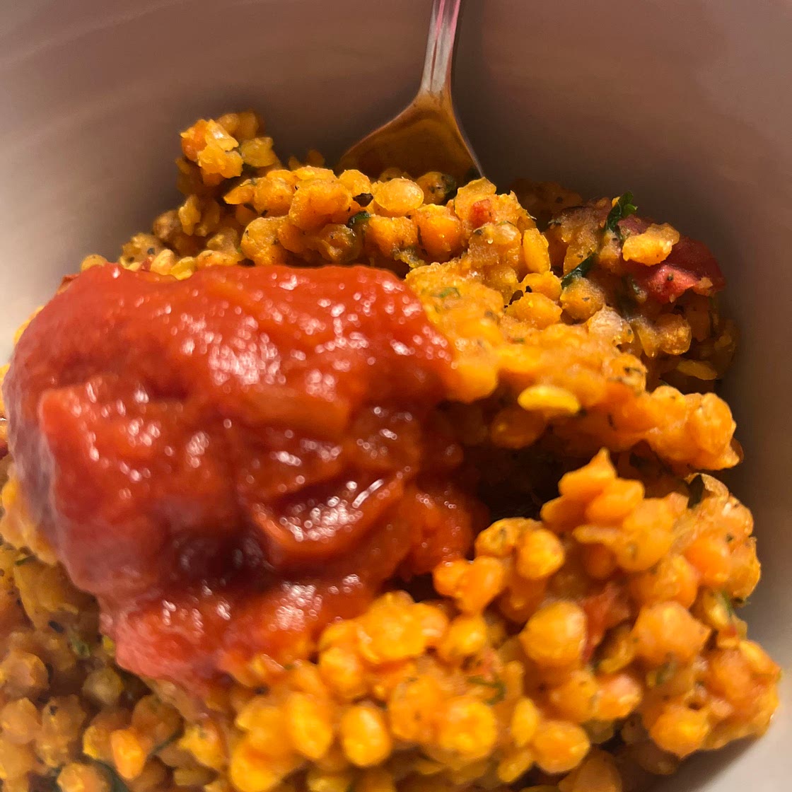 Lentils poridge