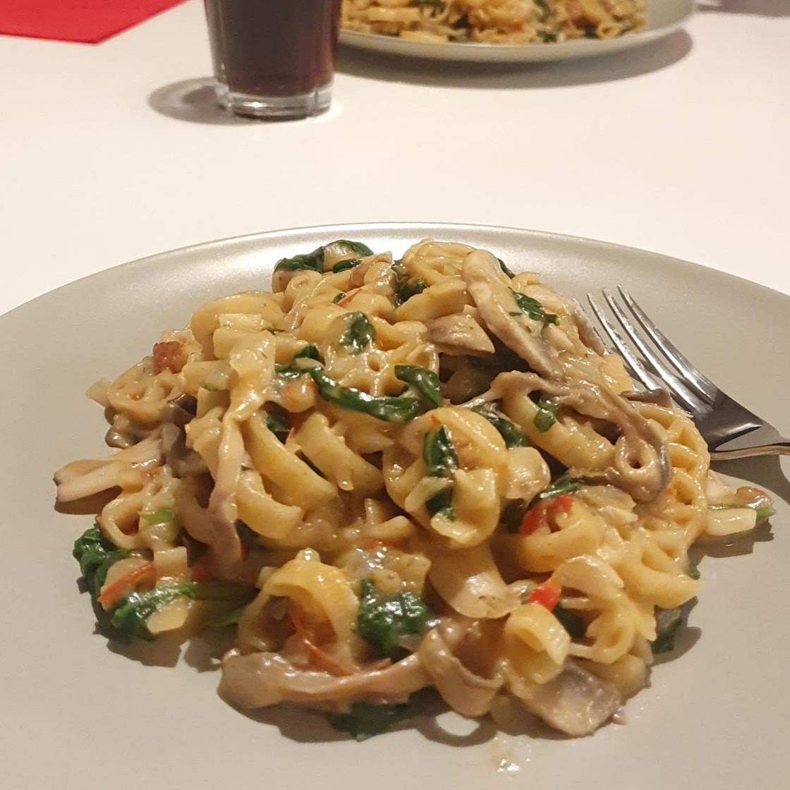 One-pot Creamy Mushroom Pasta