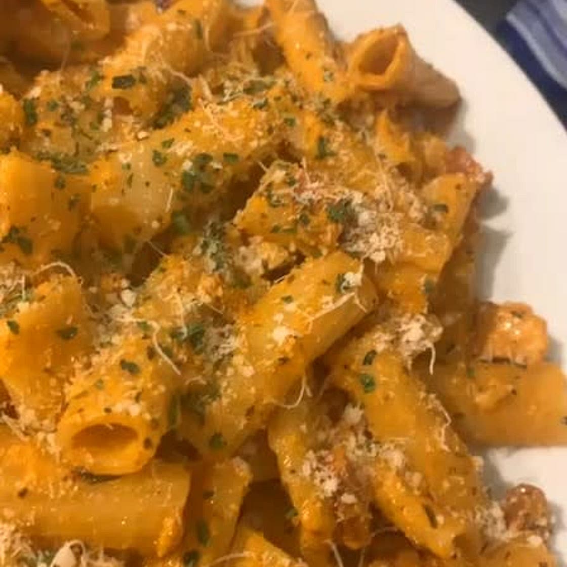 Chorizo and Chicken pasta