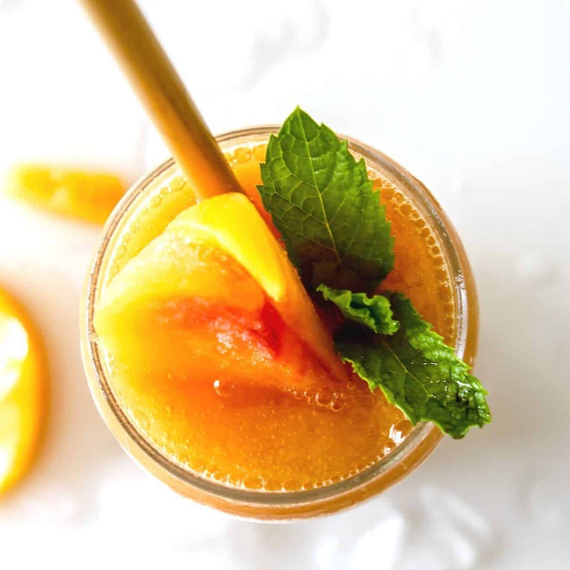 Slushy Peach Daiquiri
