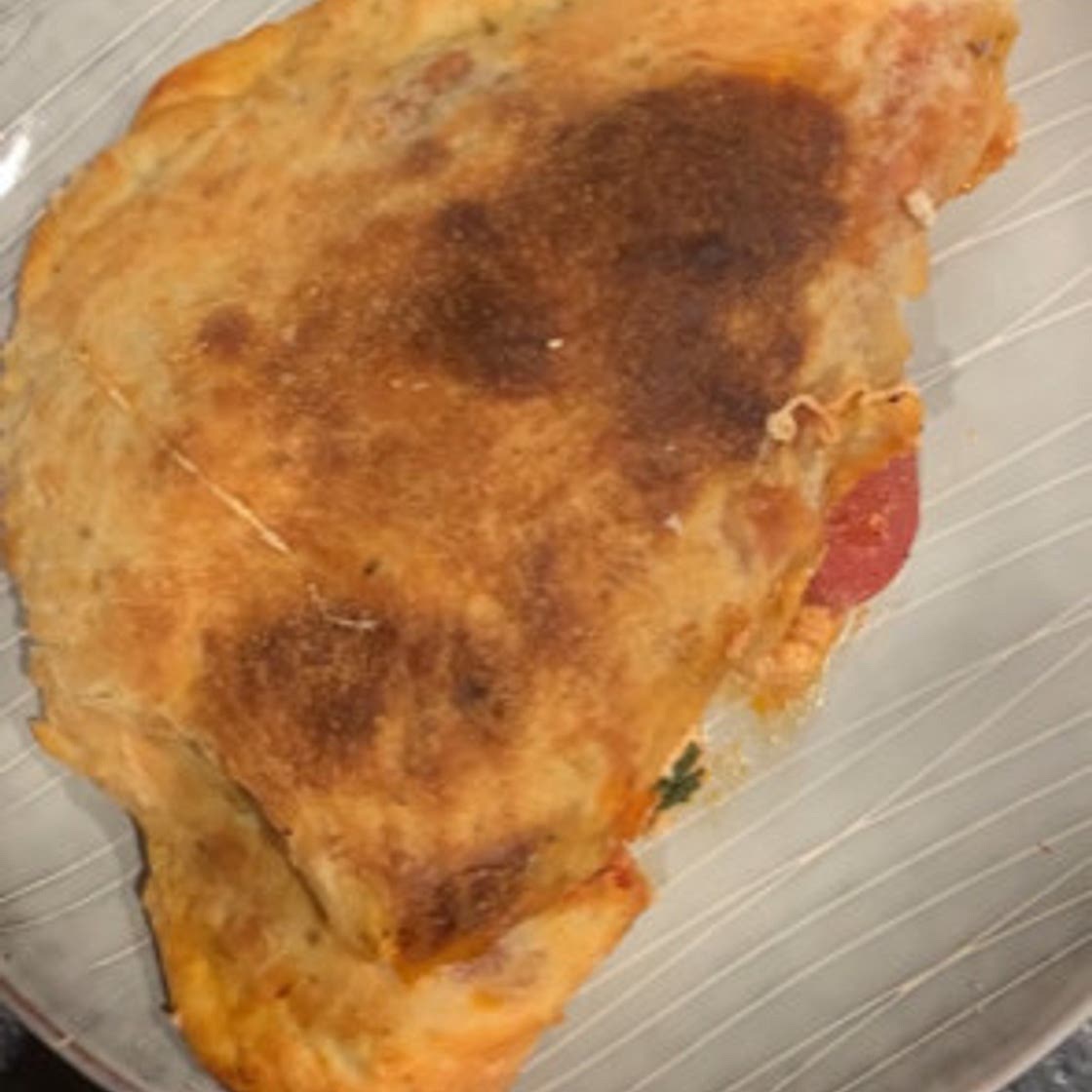 Pepperoni and Mushroom Calzone