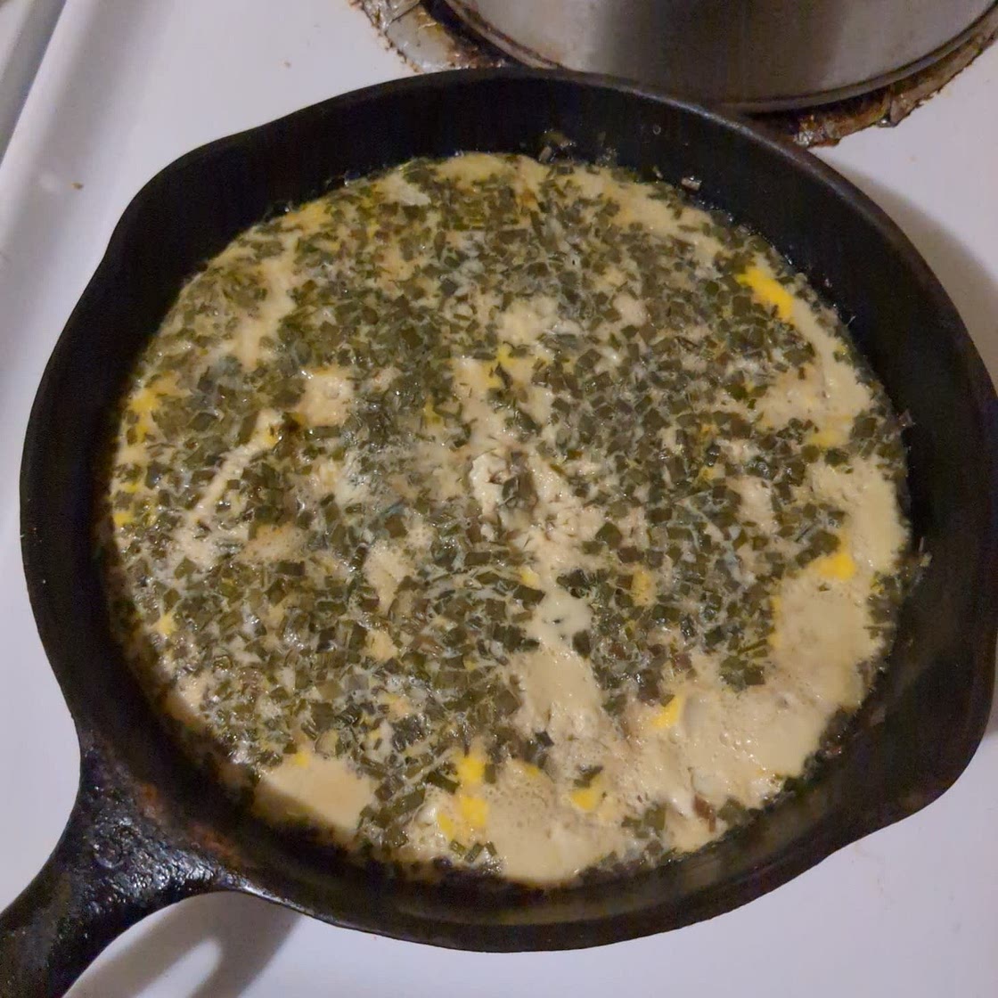 Steamed eggs in an earthenware bowl (Ttukbaegi gyeranjjim)