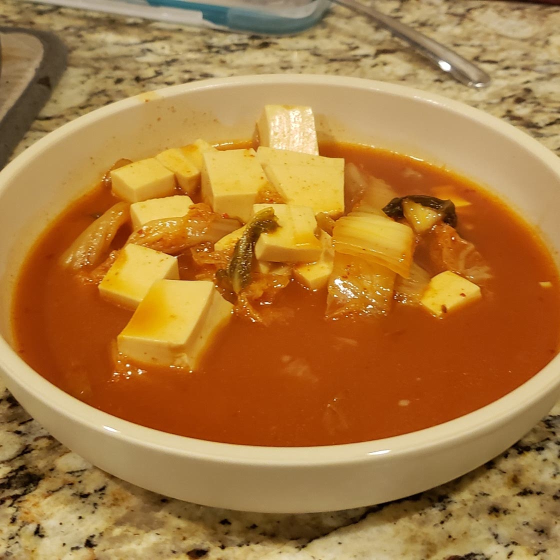 Sondoobu Jjigae (Spicy Tofu Kimchi Stew)