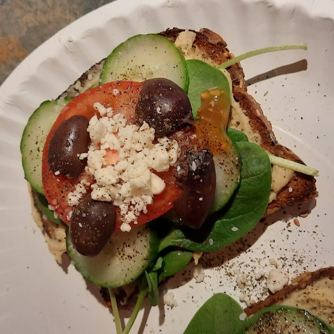 Mediterranean-Style Breakfast Toast