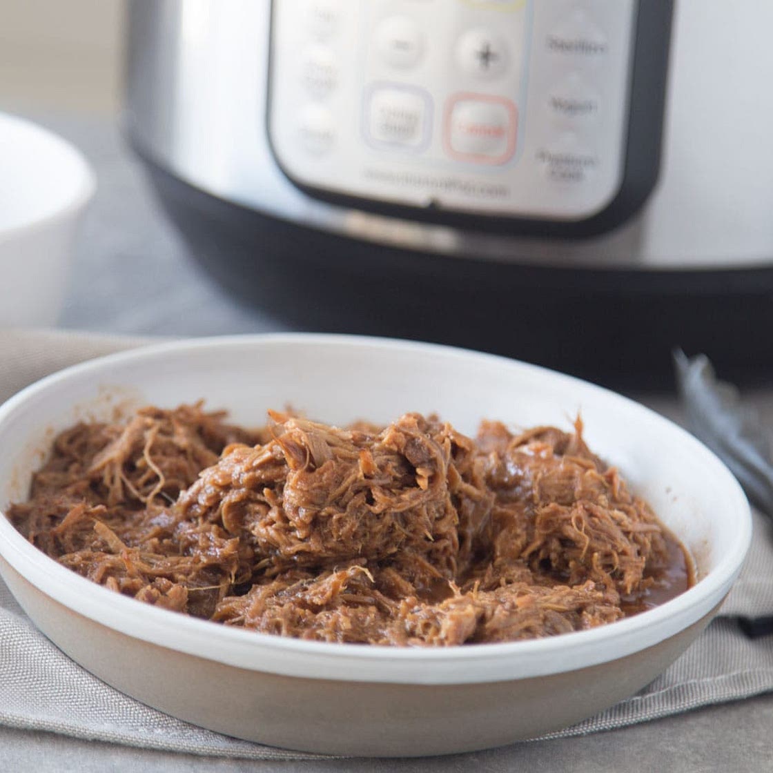 Porc effiloché à l’autocuiseur (Instant Pot) » Cinq Fourchettes