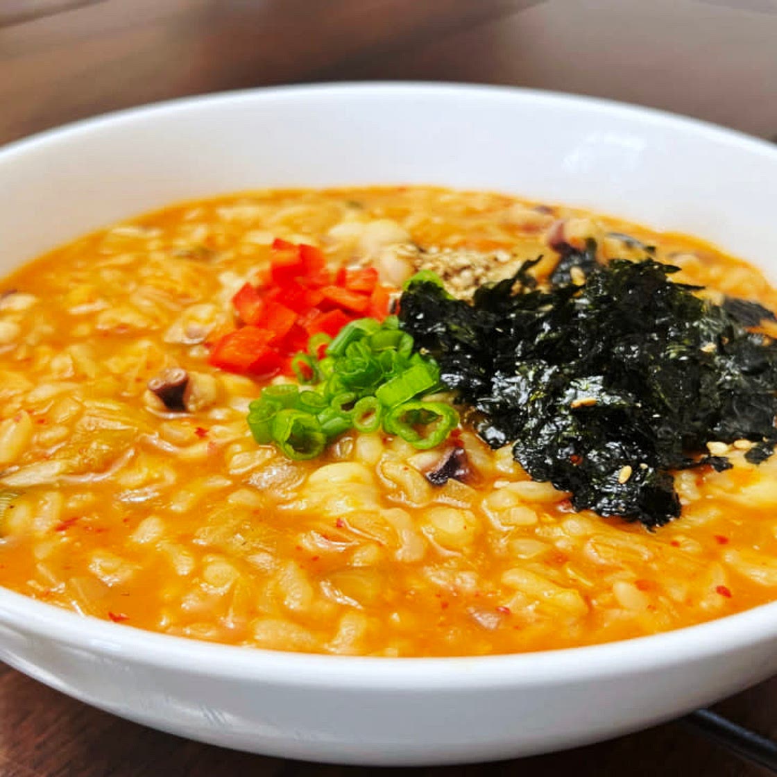 낙지 김치죽 (Octopus Kimchi Porridge)  | Aeri's Kitchen