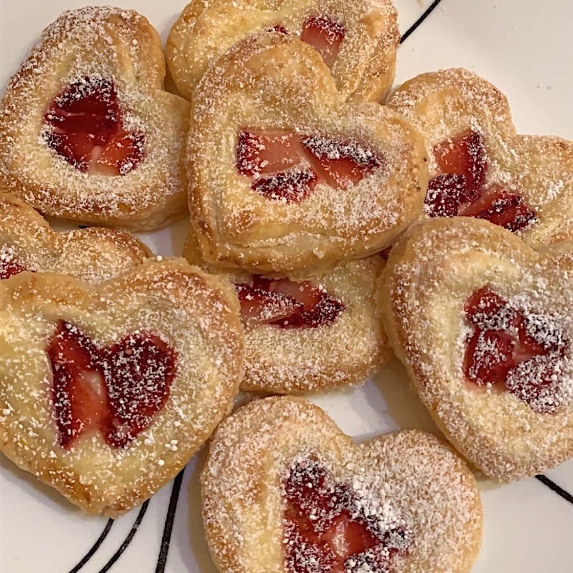 Cheese Heart Danishes