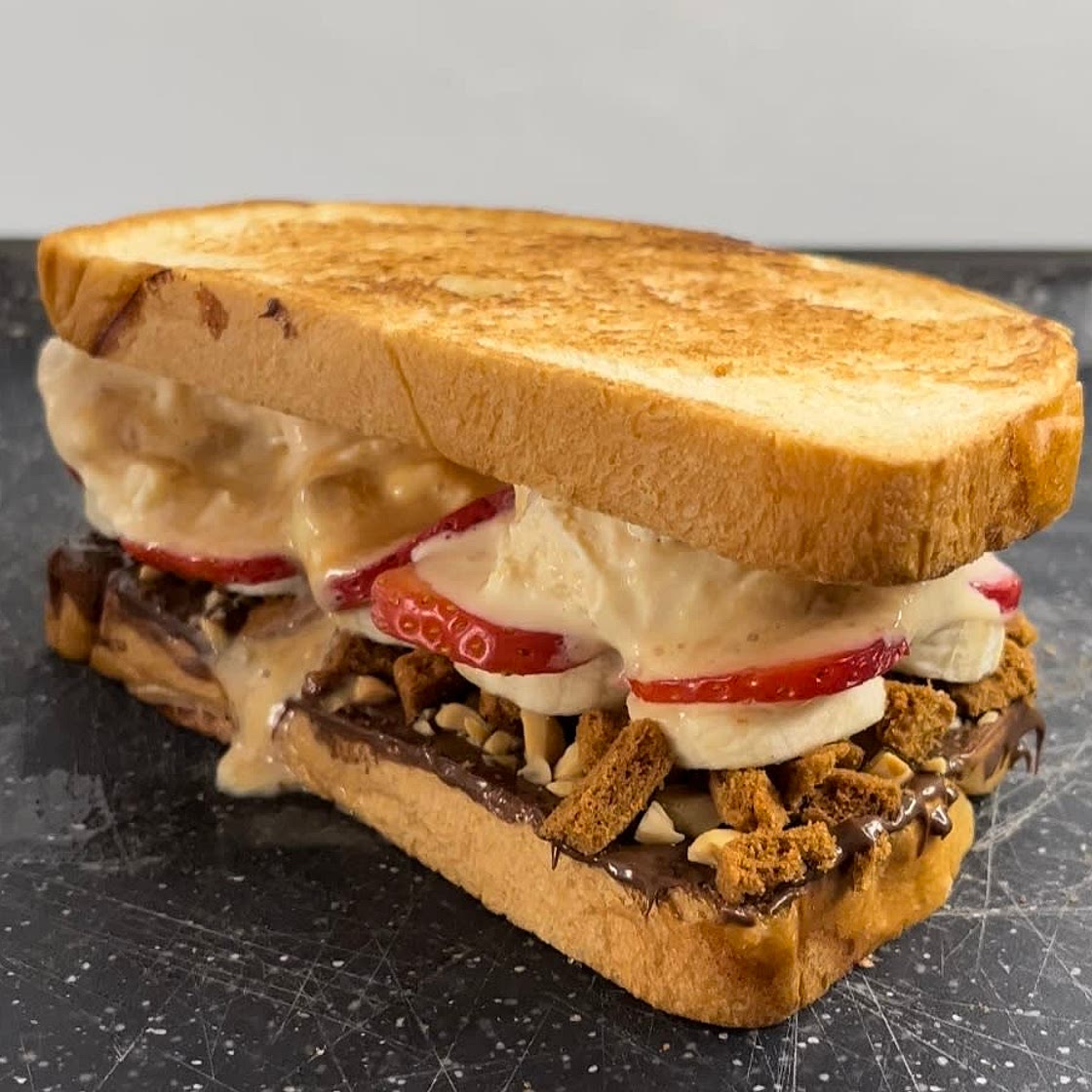 Lotus Biscoff gesalzenes Karamell Sandwich