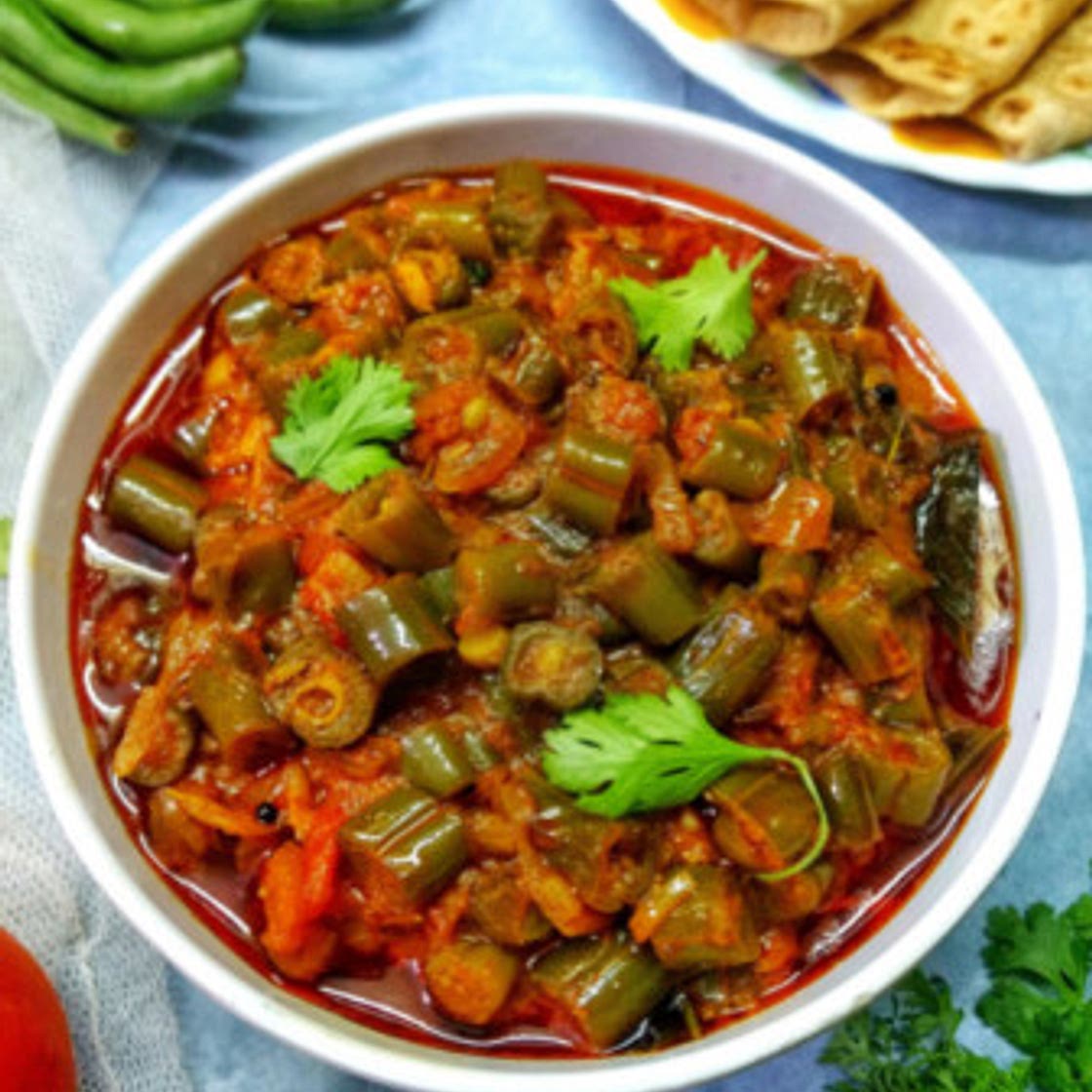 Beans Masala curry recipe | South Indian Green Beans curry