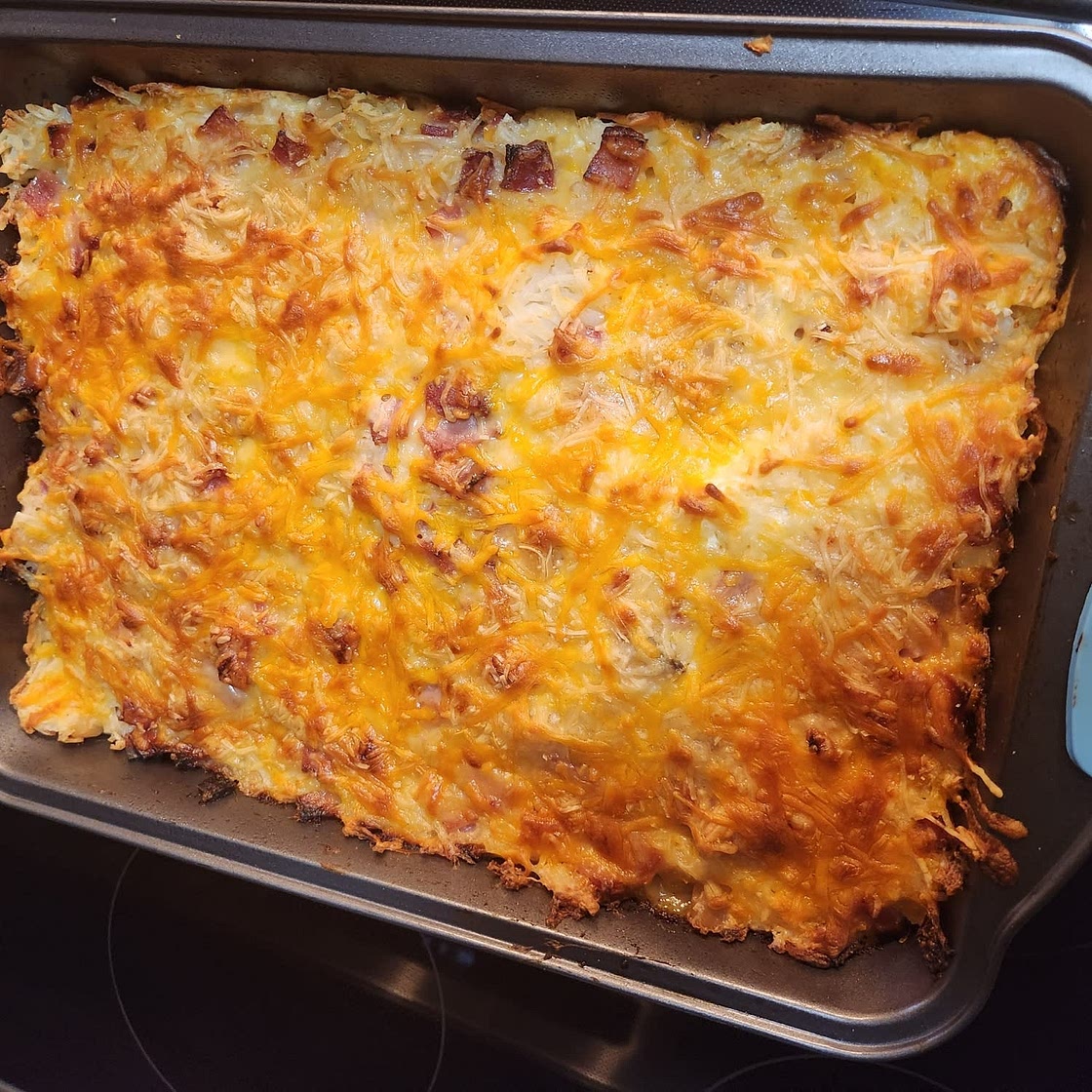 Ham and Cheese Hash Brown Casserole
