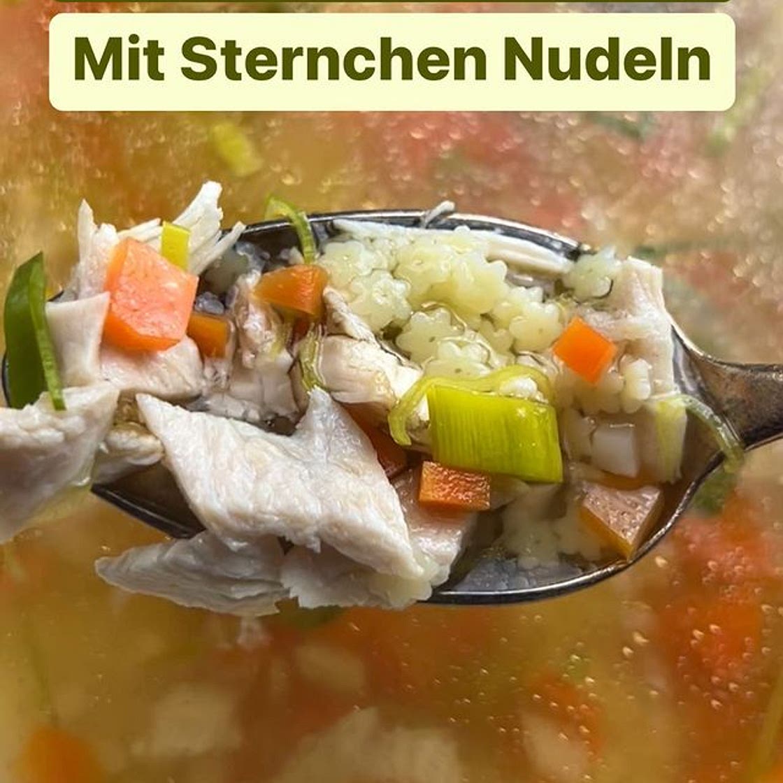 Wärmende Hühnersuppe