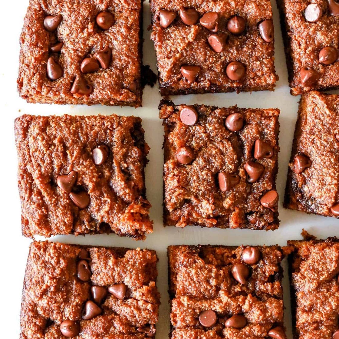 Pumpkin Spice Blondies