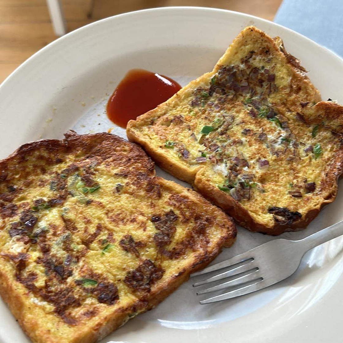 Masala French Toast | Savory Bombay Toast