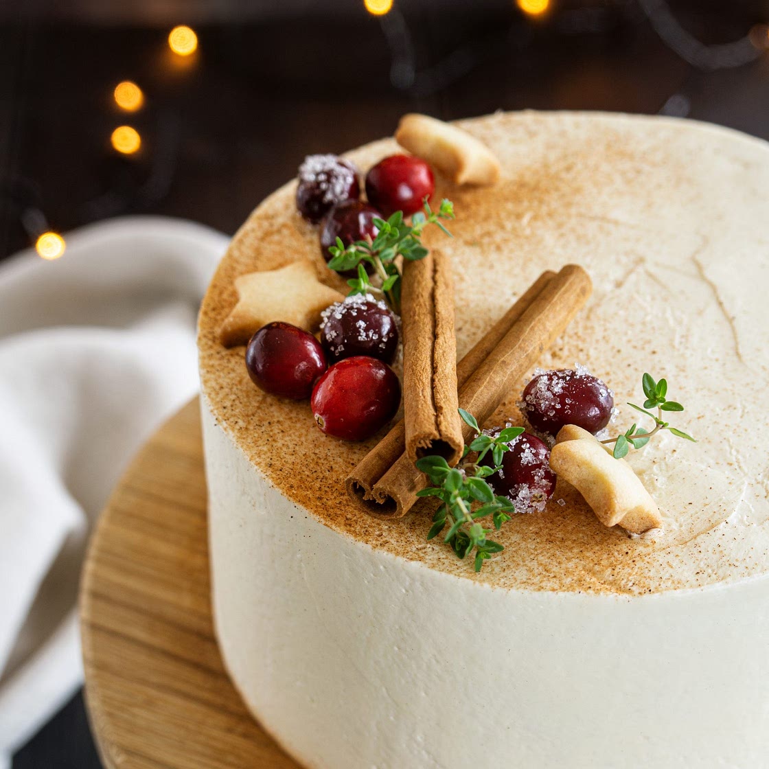 Cranberry Honey Cake
