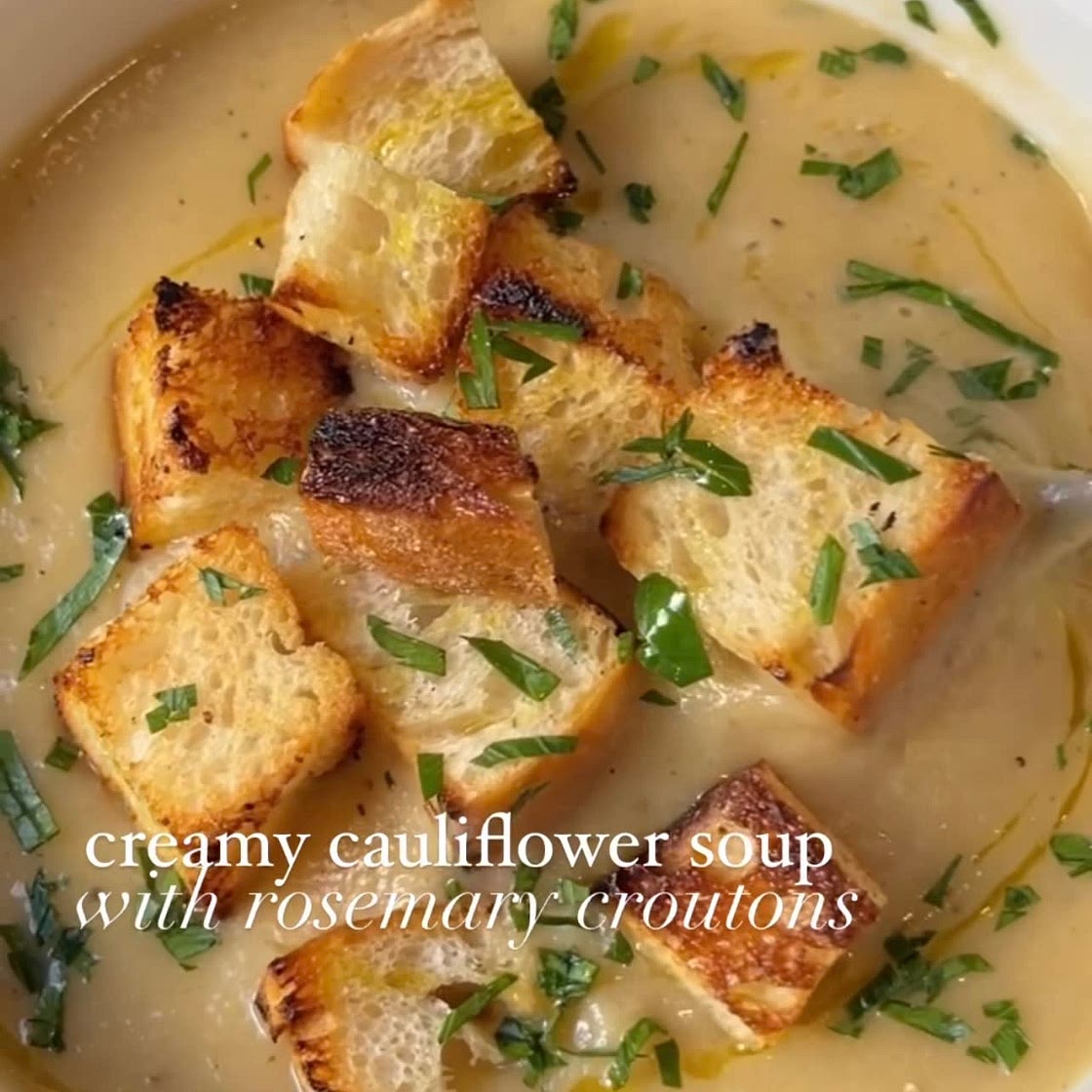 Creamy Cauliflower Soup