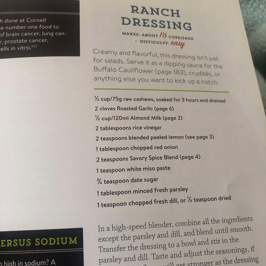 ranch dressing 