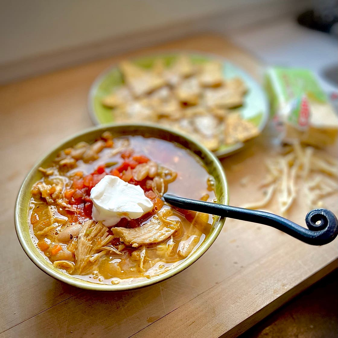 30 min Chicken Tortilla Soup 