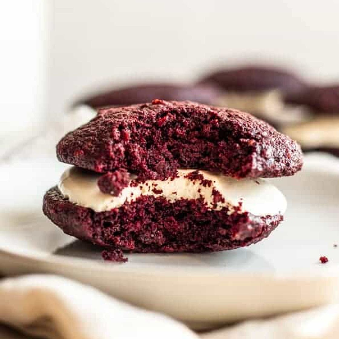 Red Velvet Whoopie Pies