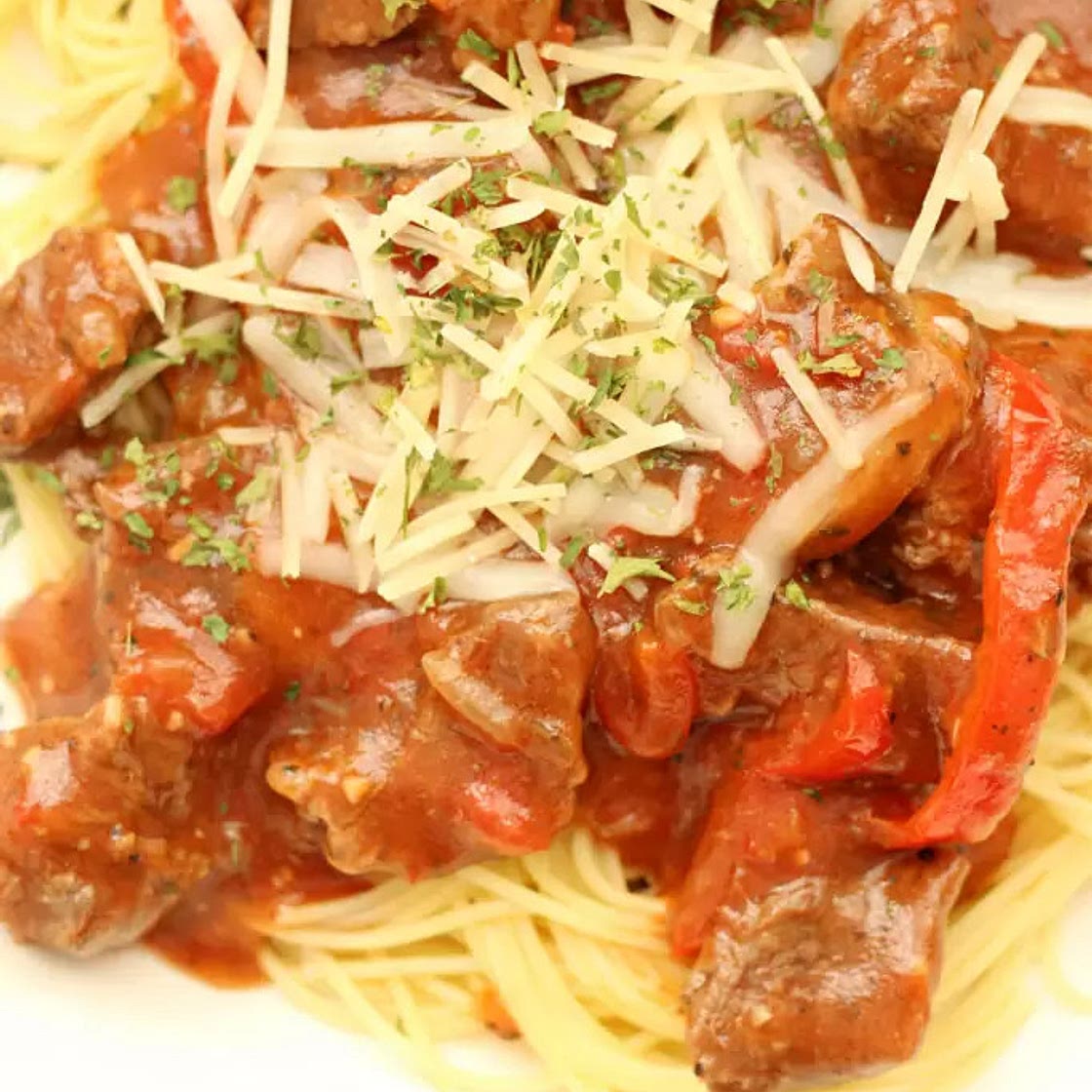 Italian Steak with Marinara Sauce