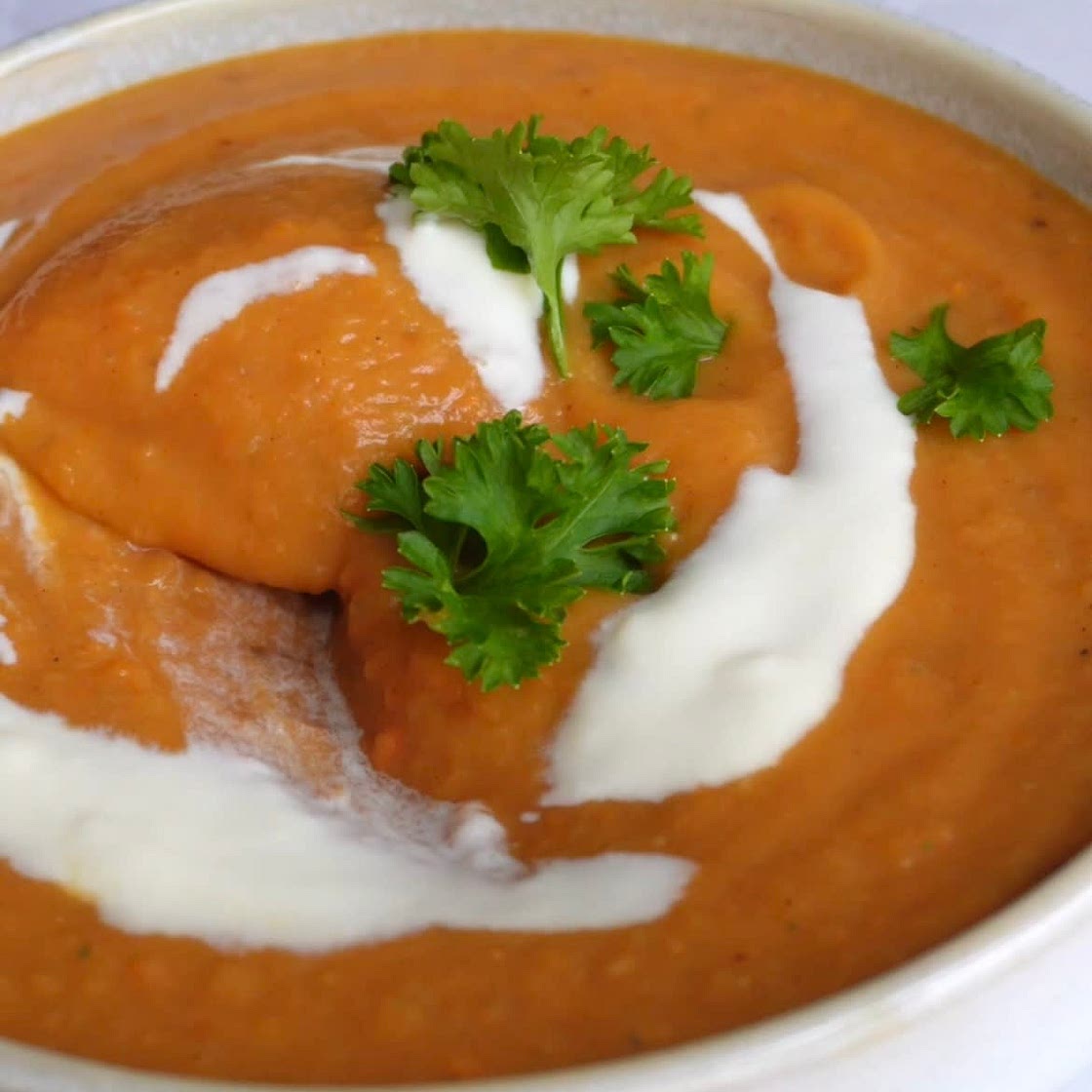 High-Protein Sweet Potato & Ginger Soup