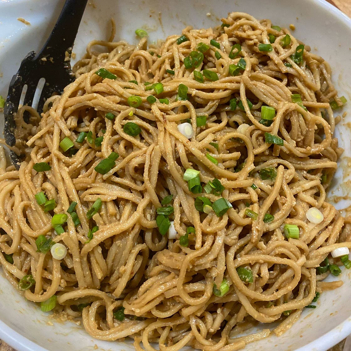 Cold Spicy Peanut Sesame Noodles