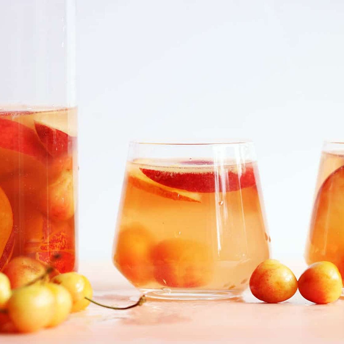 Summer Peach Rosé Sangria