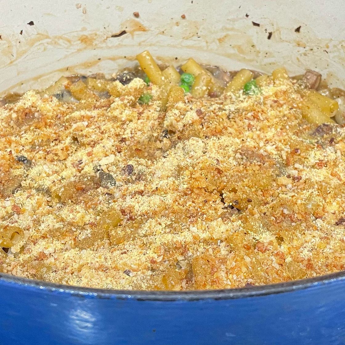 Vegan One Pot Mushroom Tetrazzini