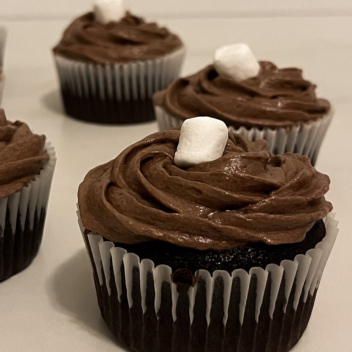 Hot Cocoa Cupcakes 