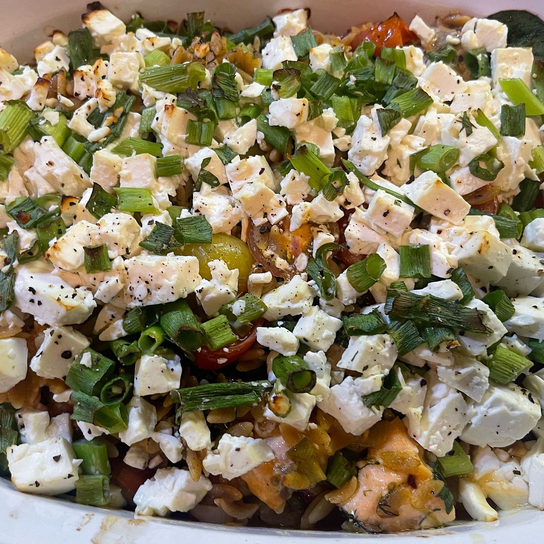 Salmon Orzo