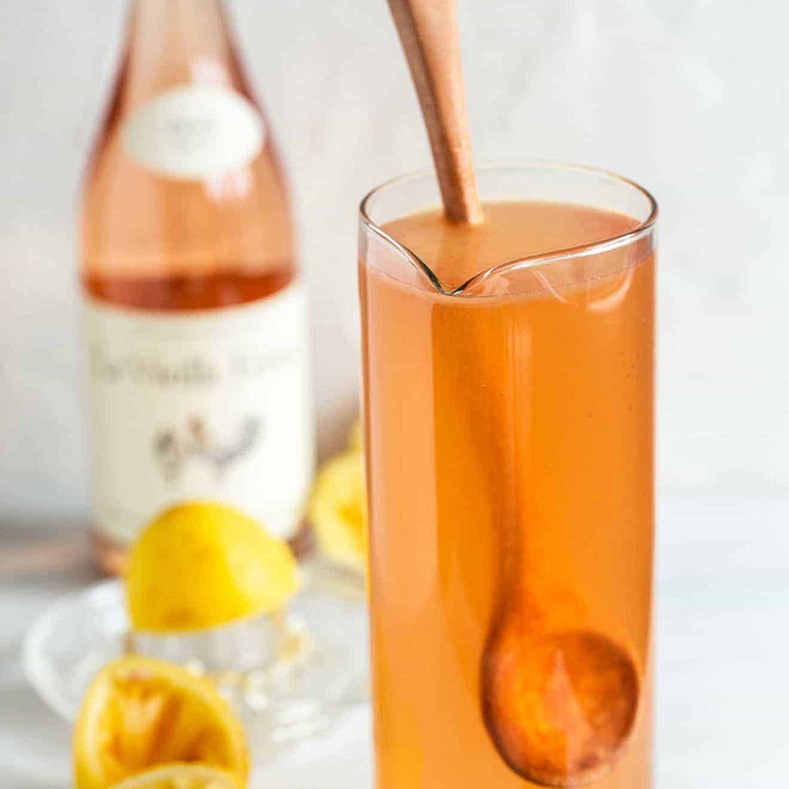 Lightened Up Rosé Lemonade Spritzer