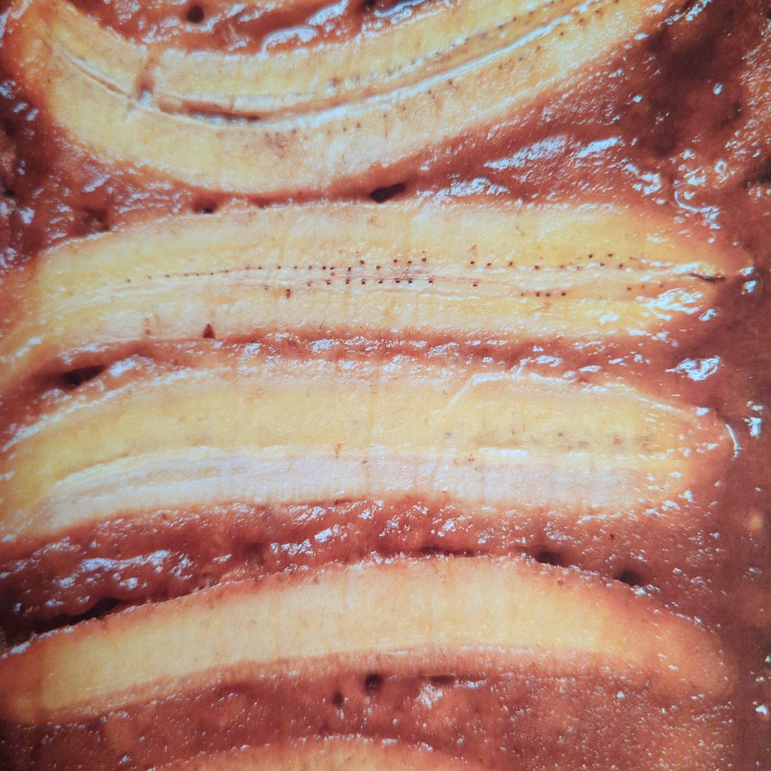 Banana tray bake