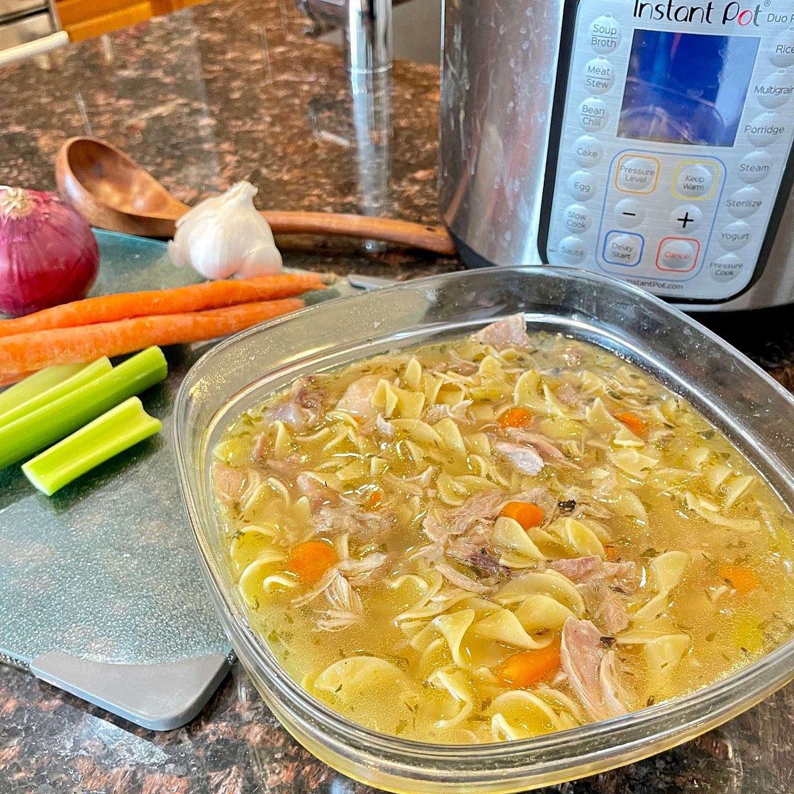 Instant Pot Chicken Noodle Soup