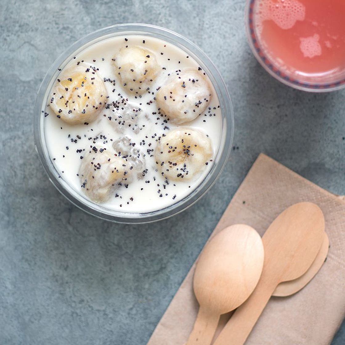 Perles de tapioca, soupe de lait de coco