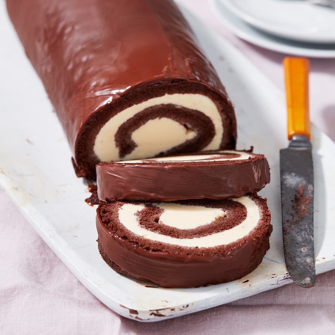 Chocolate Ice Cream Roll