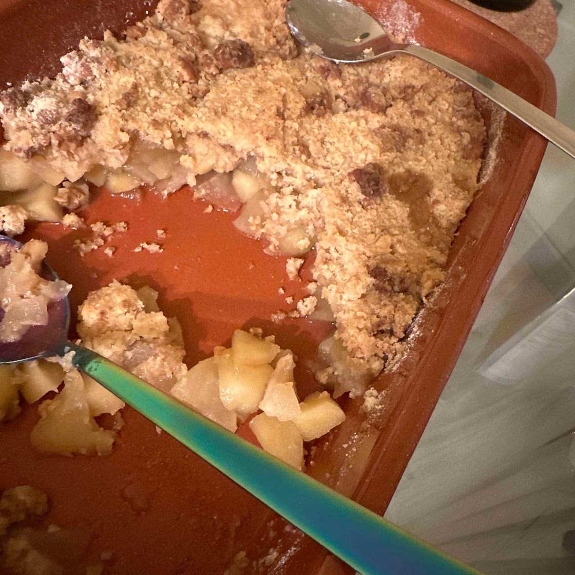Classic apple crumble 