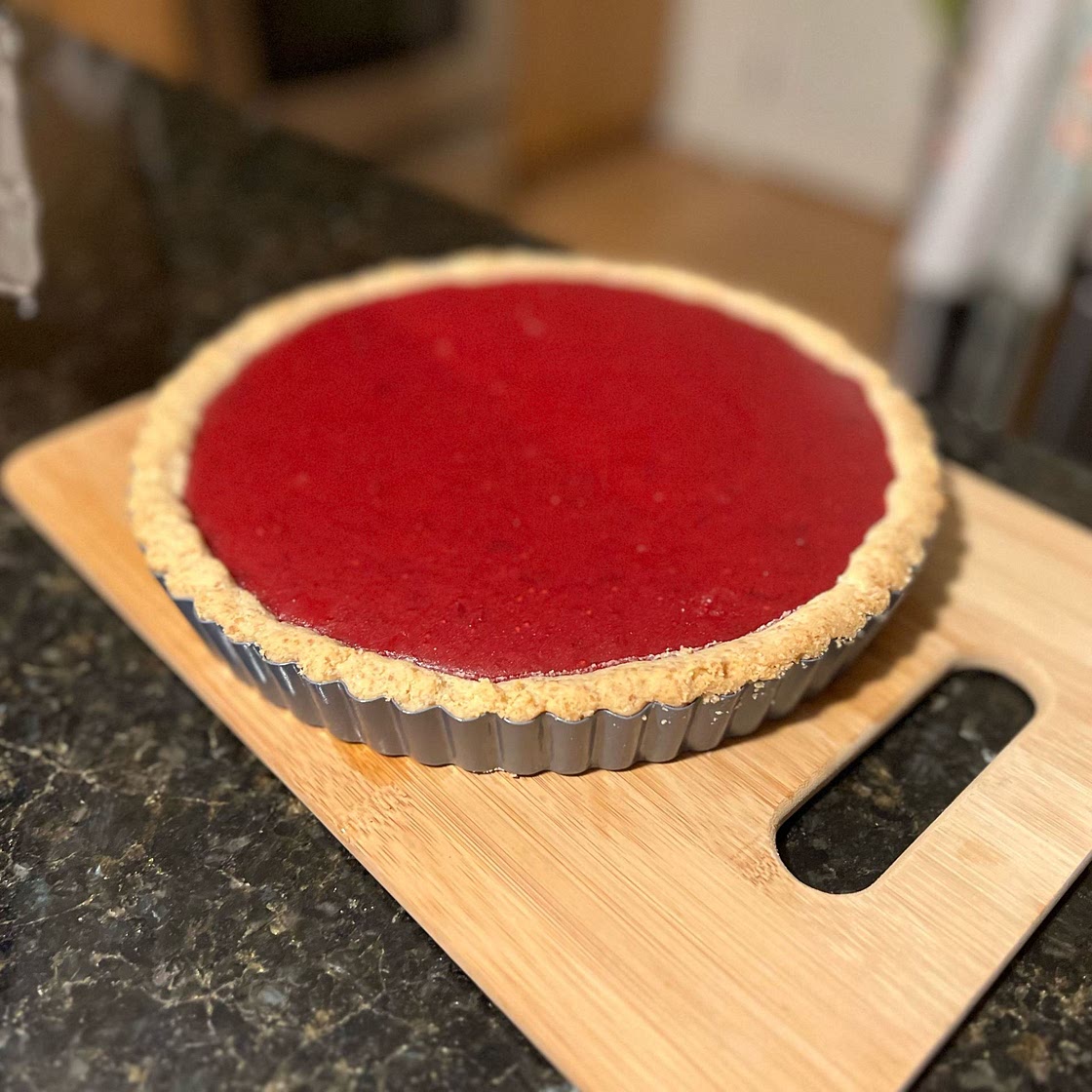 Cranberry Curd Tart