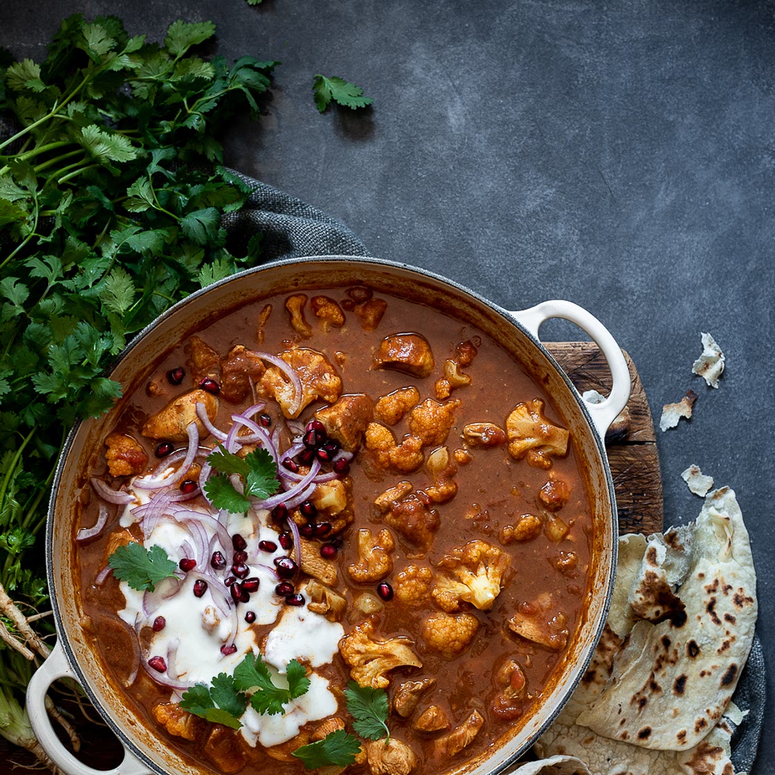 Chicken and cauliflower Korma
