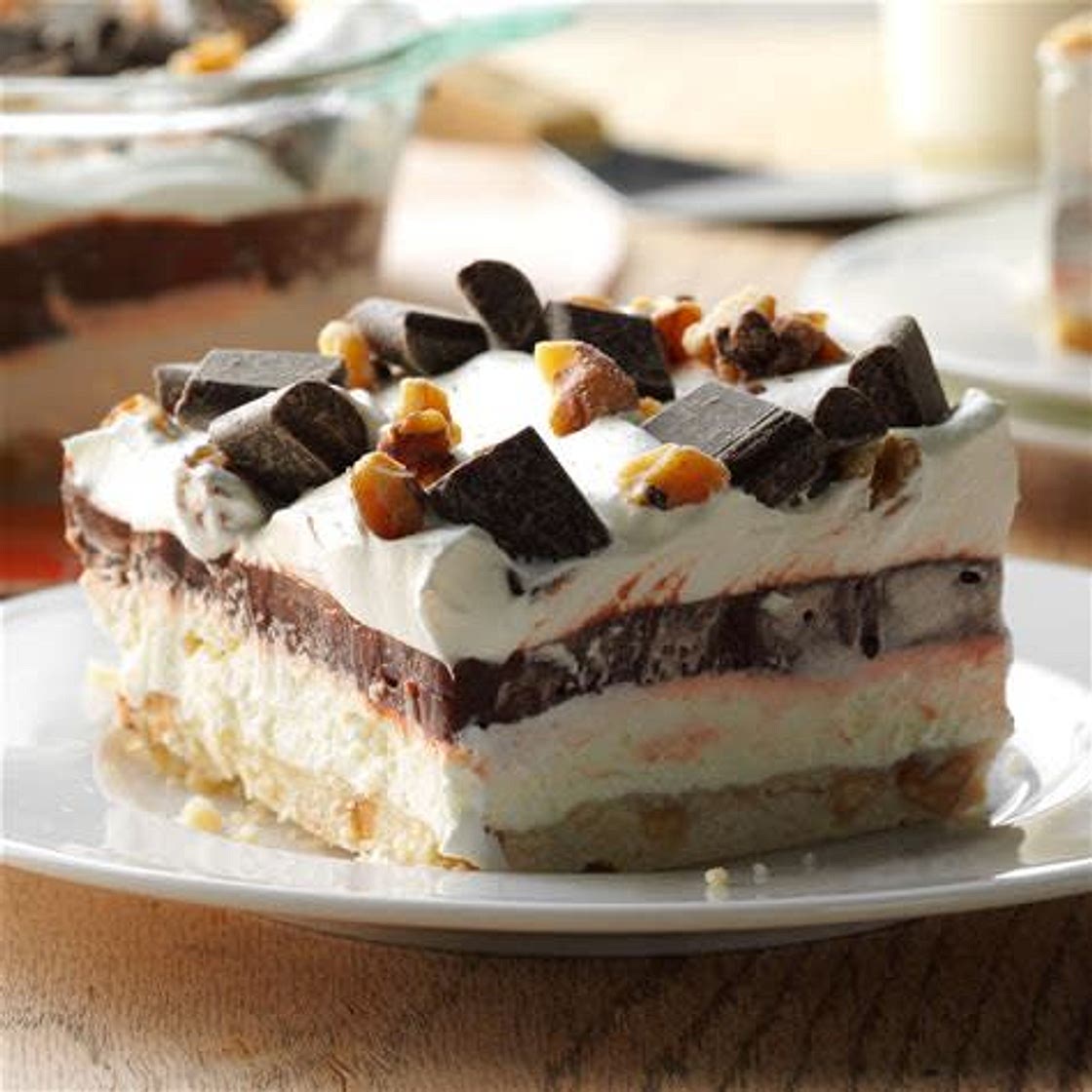 Four-Layer Chocolate Dessert
