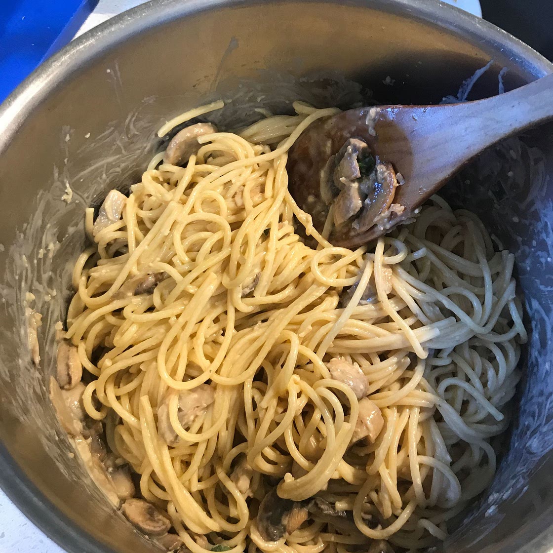 Miso-Mushroom Pasta