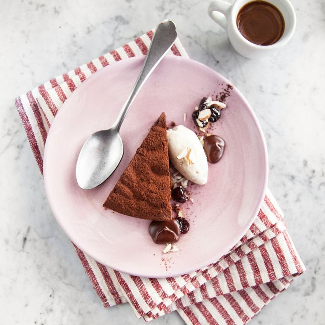 Torta capri au chocolat noir