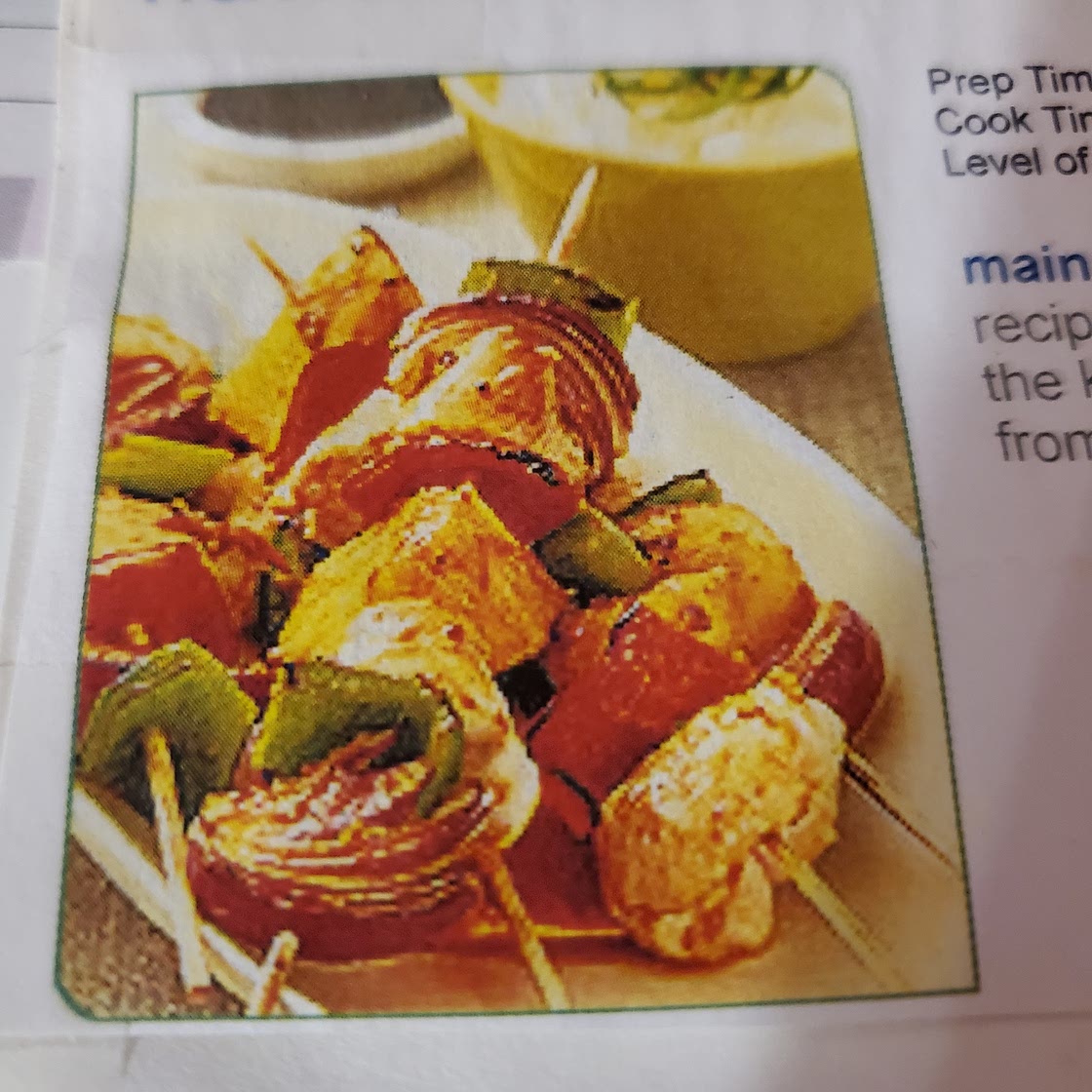 Hawaiian Chicken Kebabs