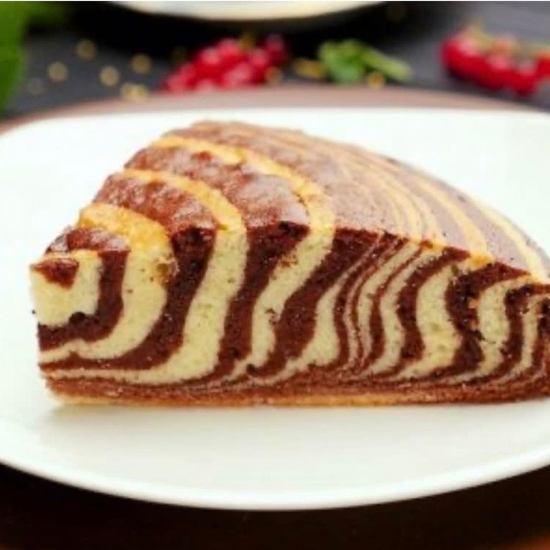 Zebra pie / cake (moist and soft)