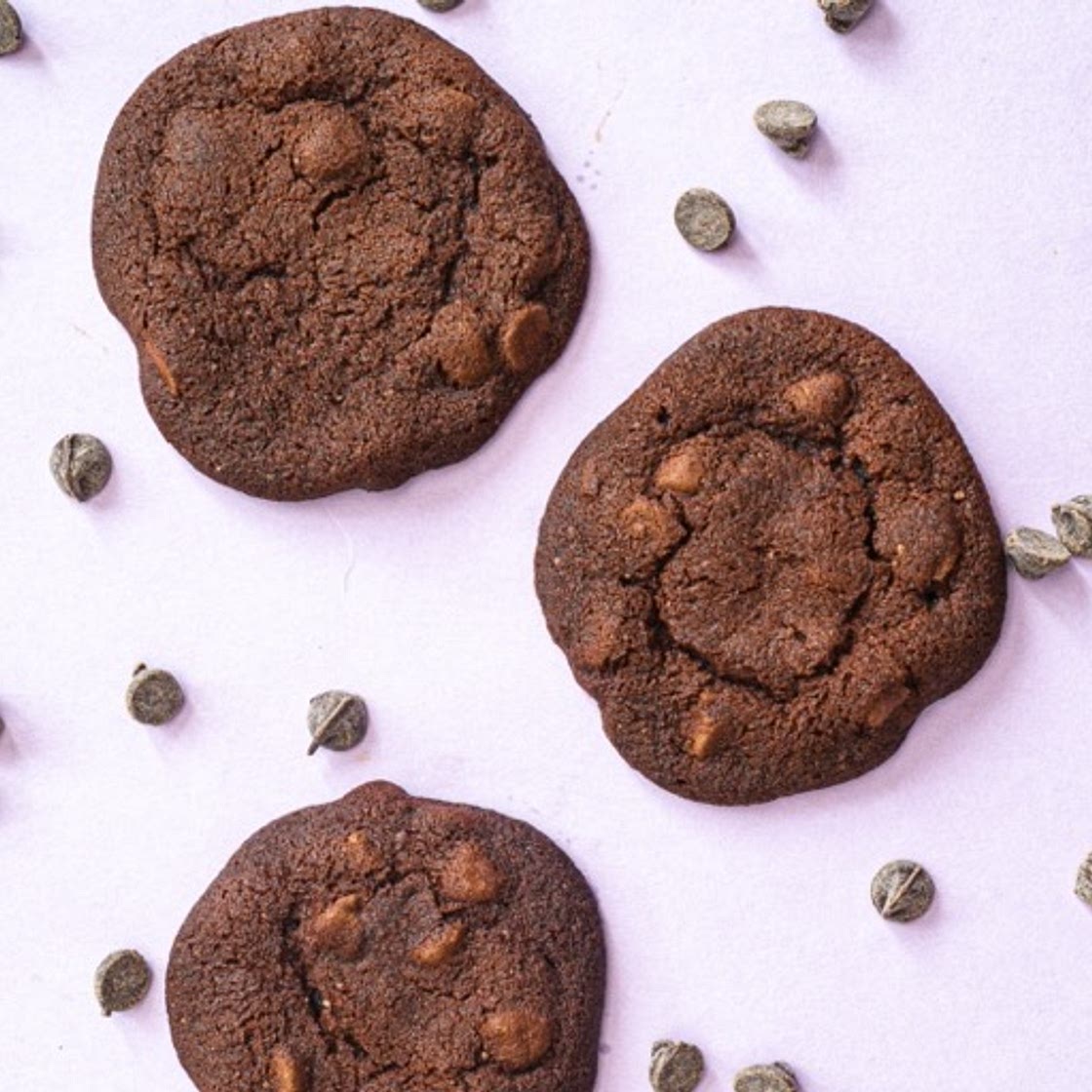 Easy Vegan Double Chocolate Chip Cookies 2022
