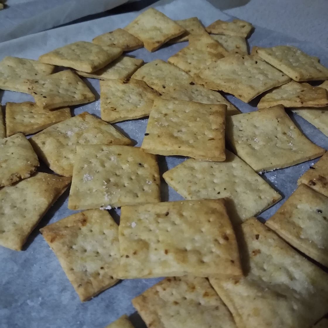 Easy Crispy Vegan Crackers