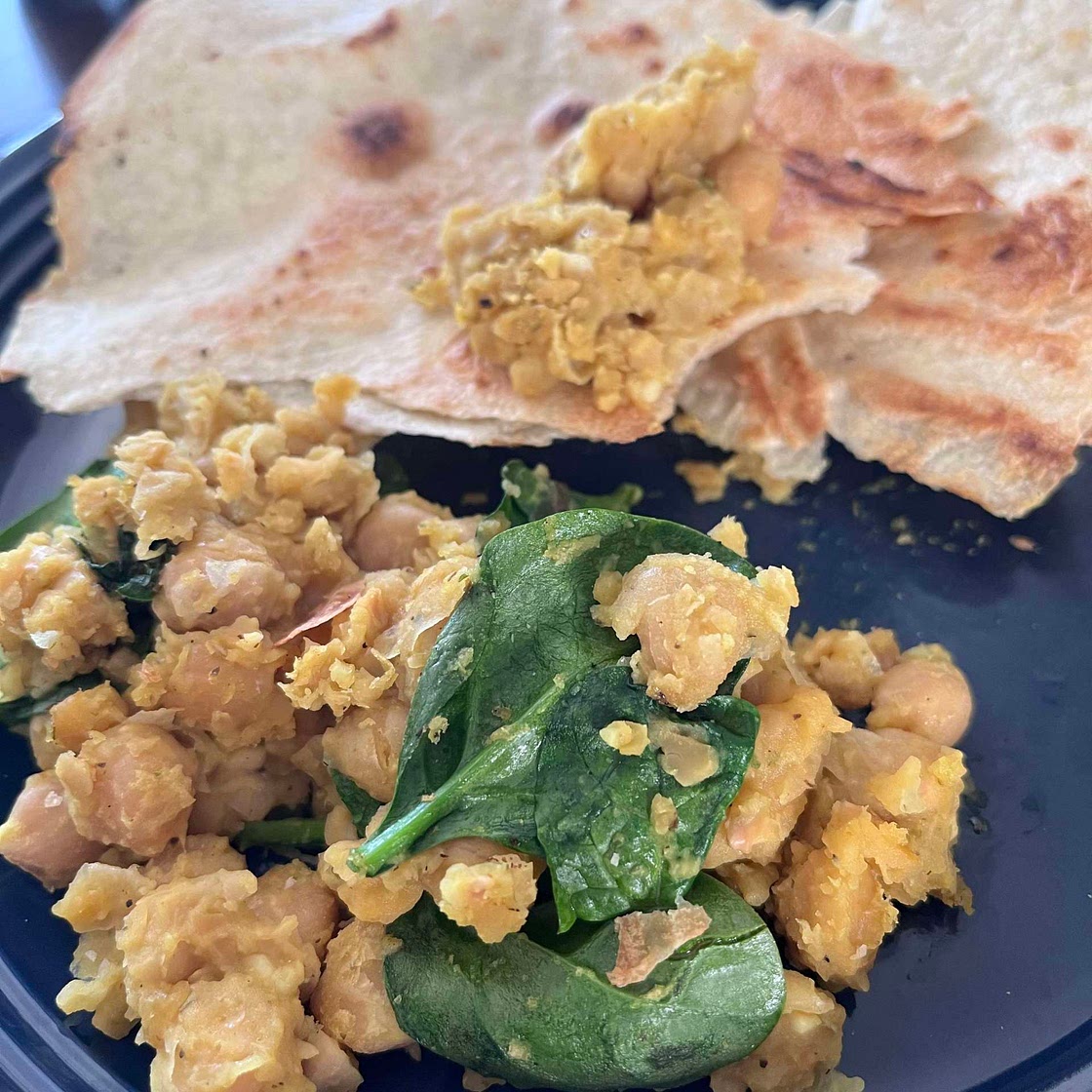 Scrambled Chickpeas