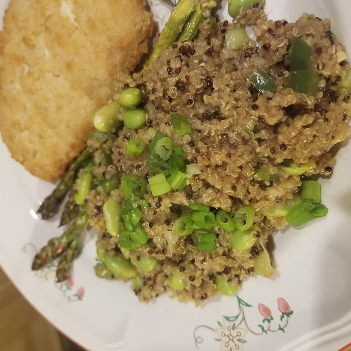 Peruvian Vegan Quinoa Chaufa